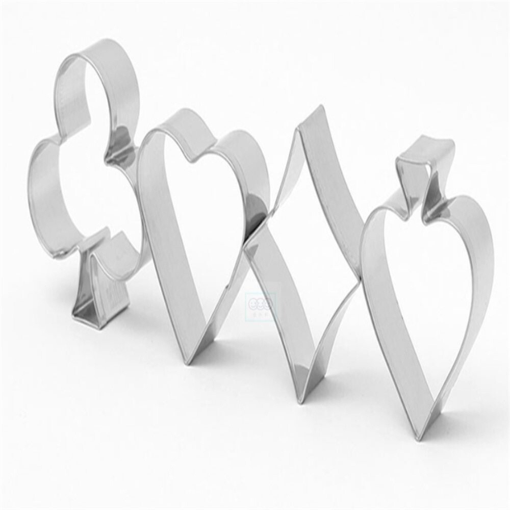 [오늘출발] 엘레나앤티 스텐쿠키커터세트 밥모양틀 홈베이킹도구 모양틀 포커디자인 스텐 쿠키커터 세트