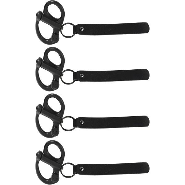 SCBA 마스크용 빠른 해제 클립 셰클 - 소방관 액세서리 끈 선박용 등급 316 스테인리스 스틸 셰클릴레이용