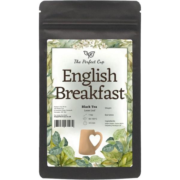 12373749 영국식 아침 차 블랙 루즈 리프 티(100g) 프리미엄 블렌드 아삼 다즐링 실론 식사에 적합