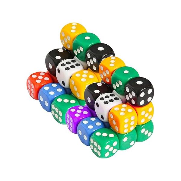 12440346 36개 다기능 세트 14mm 소형 포커 다수 온라인 게임 및 액세서리 크리스마스 플라스틱 6면체