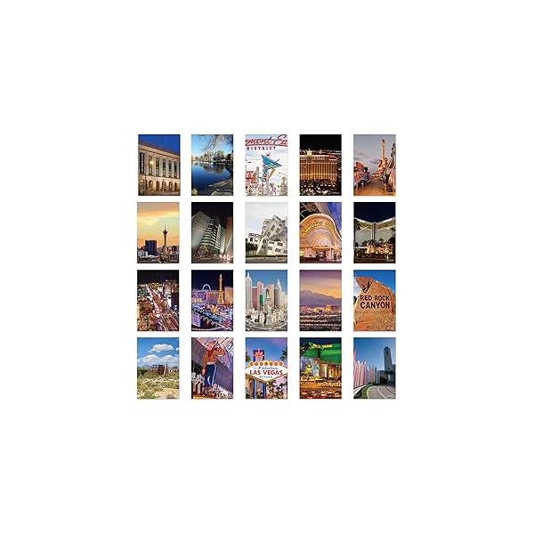 12477718 xtvinvm 미국 도시 라스베가스 네바다 전 세계 여행 엽서 빈티지 팩 우편 사업용 크리스마스 휴일