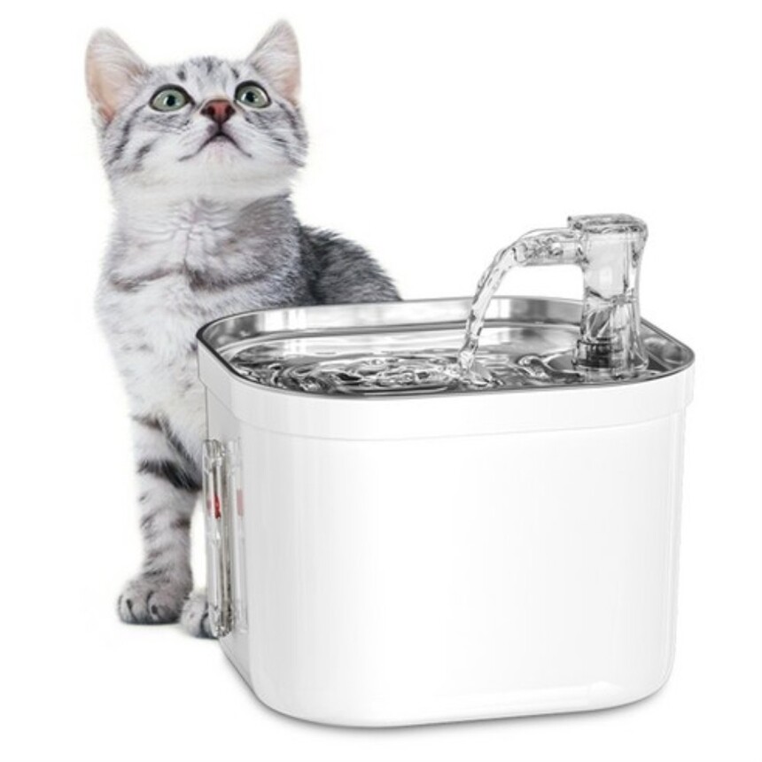 [해외] 물병/급수기/급식기/디토펫 강아지 고양이 펫 급수기 정수기 무선 자동 스마트 센서 저소음