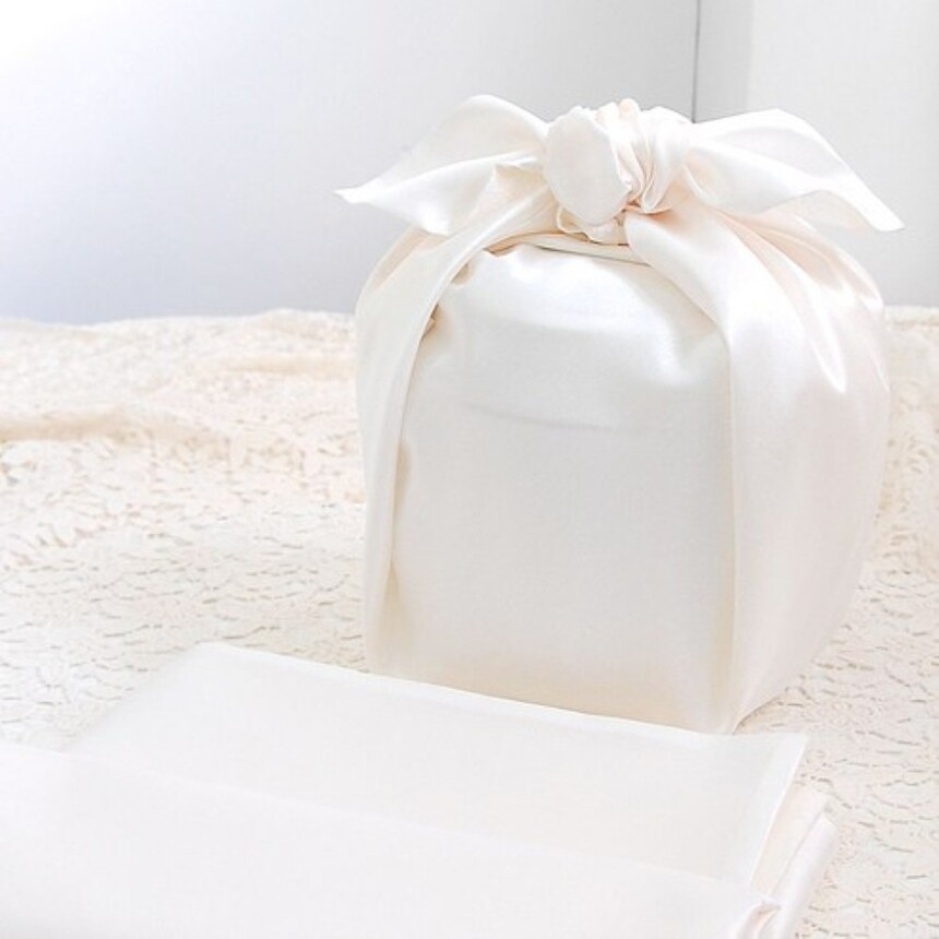 유골함보자기 국산흰색보자기 납골함보자기 봉안함보자기 겹보자기