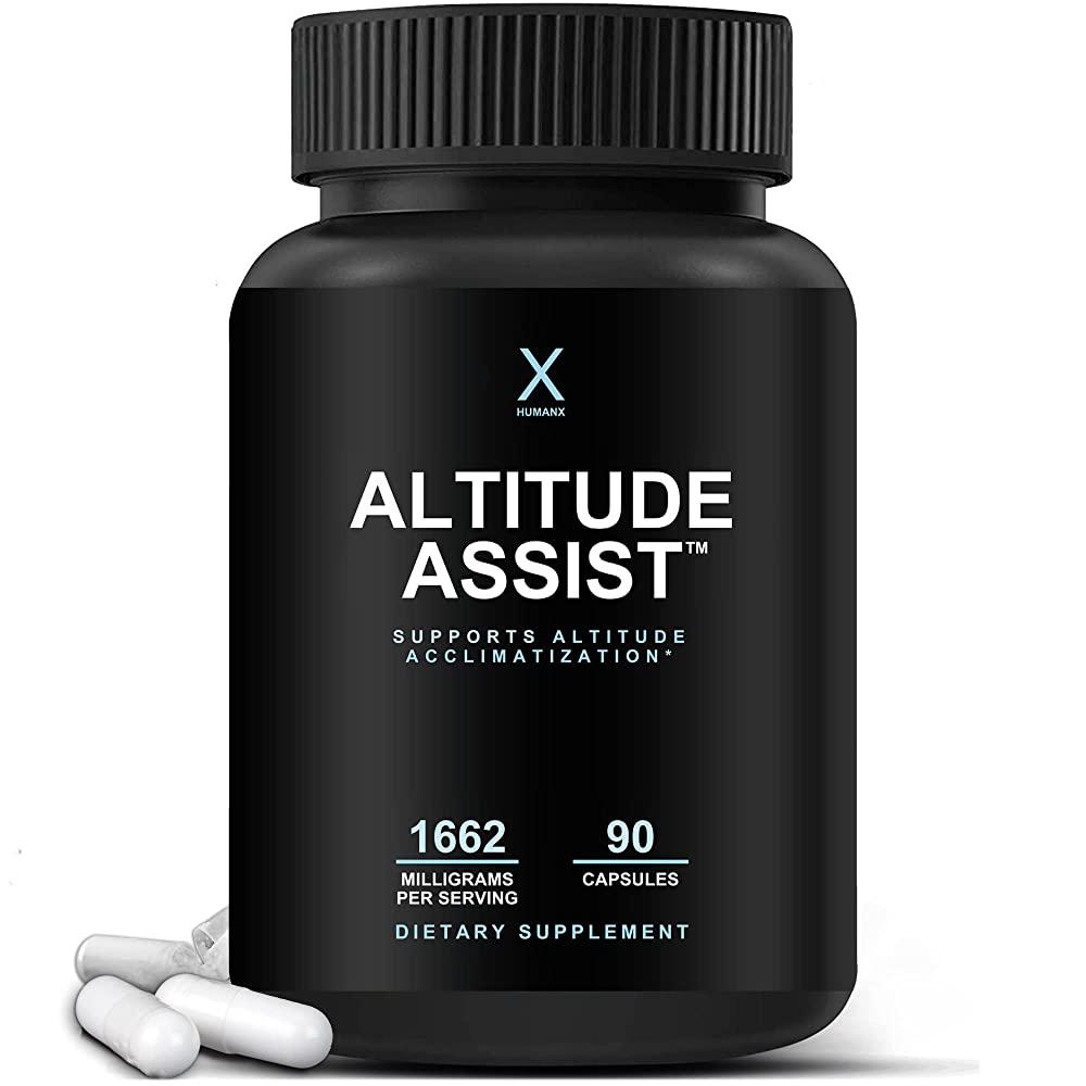 Altitude Assist - 고산병 예방 - 산악 스포츠 완화 (스키 스노보드 등산) - GMO 프리 비건 케토 - 순