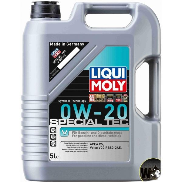 리퀴 몰리 스페셜 테크 V 0W20 합성 엔진 오일 ACEA C5 5리터 20632
