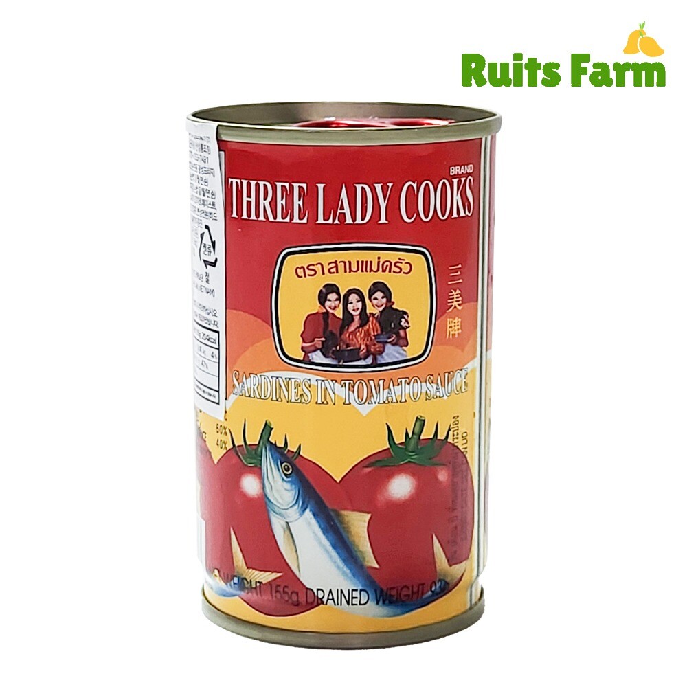 [오늘출발] Royal Foods (루츠팜) 베트남 사딘 155g 정어리 인 토마토소스 사딘 쓰리레이디 정어리 통조림