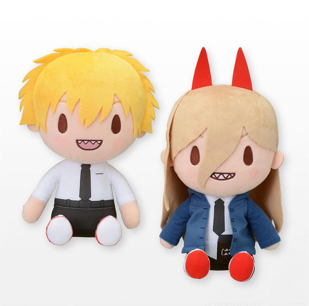 100%정품 SEGA Chainsaw Man SP 플러시 피트. 산가츠 요카 덴지  파워 블라인드 박스 - 2개 중 1개