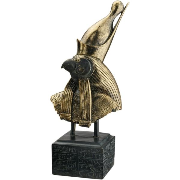 디자인 토스카노 호루스 고대 이집트 신상 흉상 조각상 18인치 폴리레진 검은색과 금색 AH262220 2493669