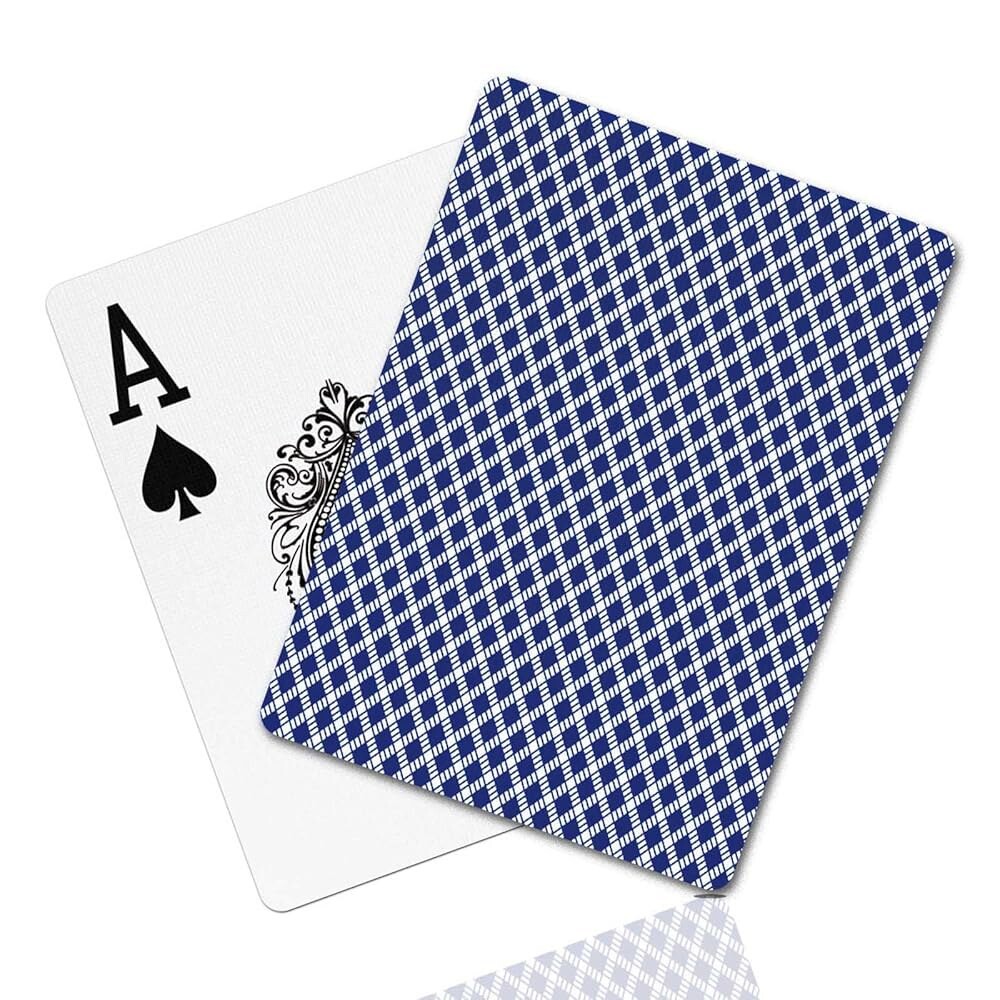 [오늘출발] 벤 니우 카지노 품질의 방수 PVC 포커 플레이 카드 - 점보 인덱스 양면 엠보싱 위조 방지 포장 부드럽고