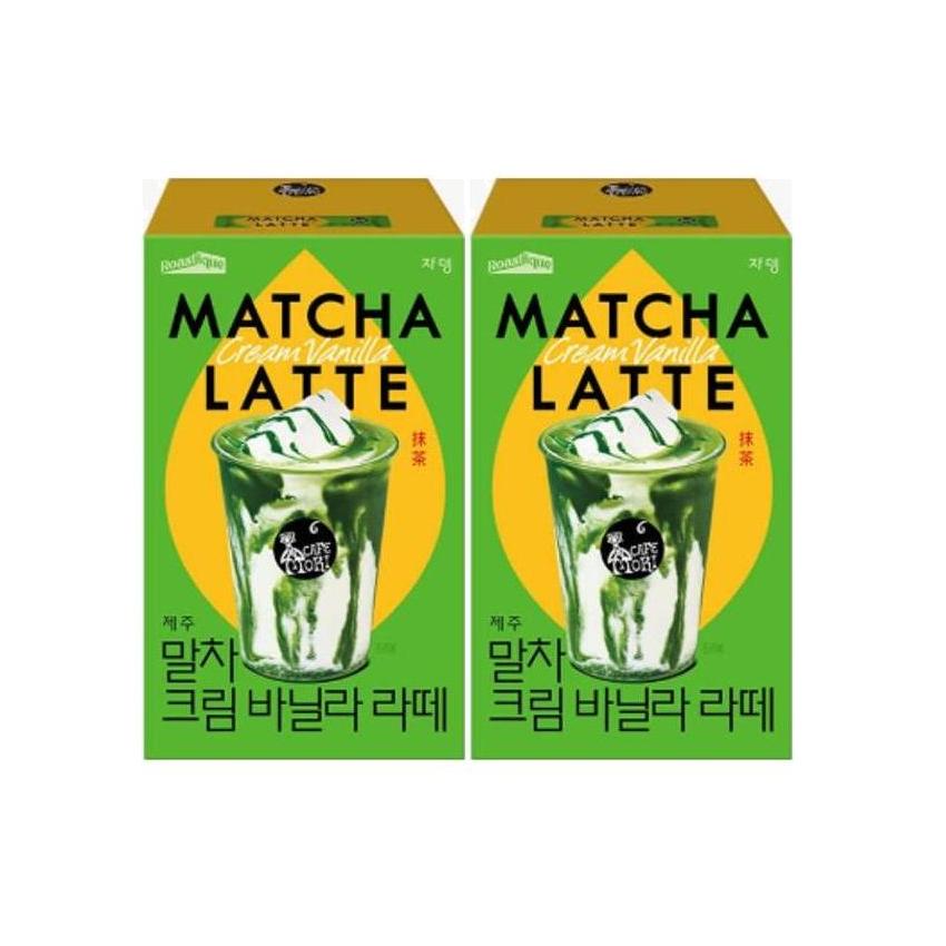 [오늘출발] 쟈뎅 까페모리 제주 말차 크림 바닐라라떼(10PX2개) 손님접대 티타임 회사 사무실 팬트리 탕비실 음료 1세