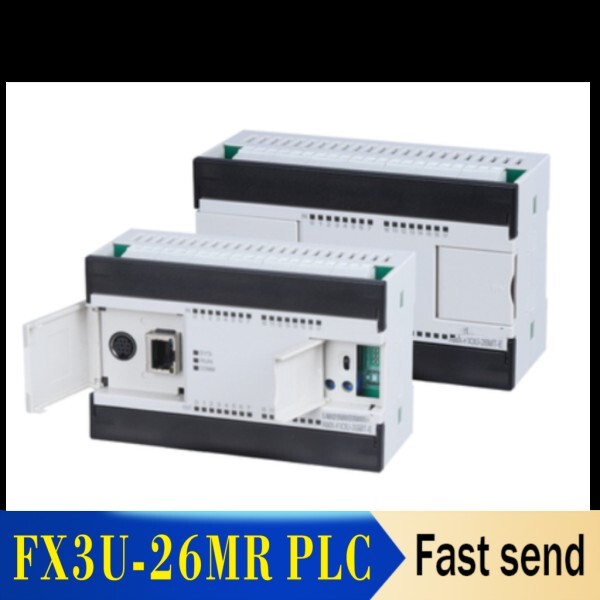 [오늘출발] FX3U 26MR PLC  이더넷 포트 포함  로직 릴레이 아날로그 보드의 무료 USB SC09 FX 케이블