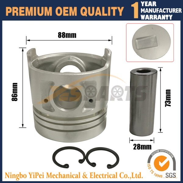 [오늘출발] 링세트 엔진 303C 굴삭기 901B 로더가 장착된 미쓰비시 S3Q 피스톤용