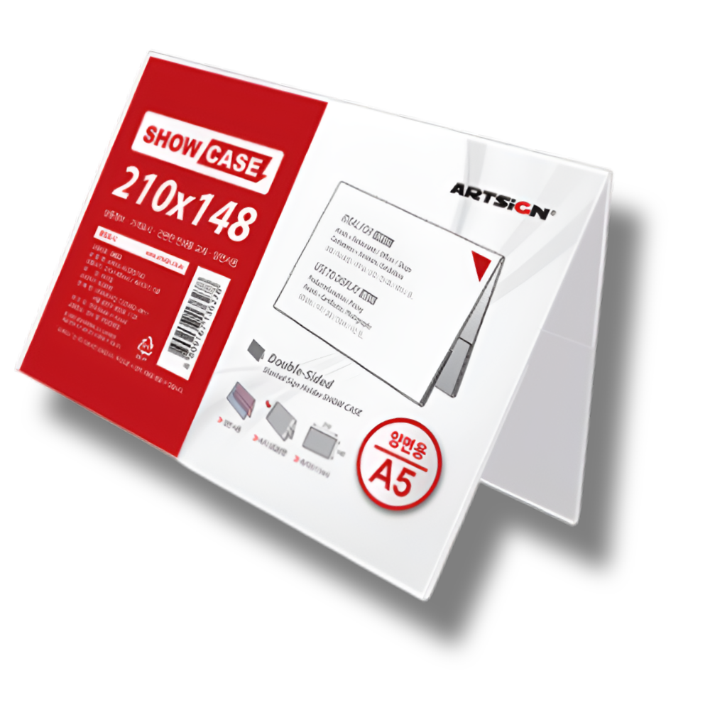 [오늘출발] 음식점 점심특선 메뉴 진열 쇼케이스A5 가로형