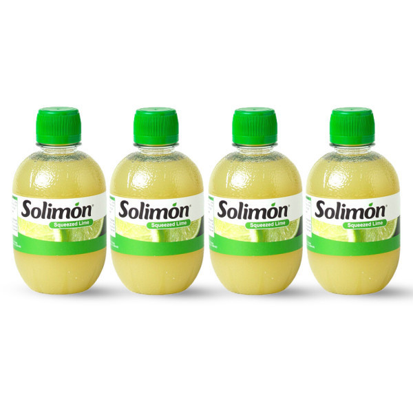 [오늘출발] 솔리몬 스퀴즈드 라임즙 280ml X 4병 라임농축액