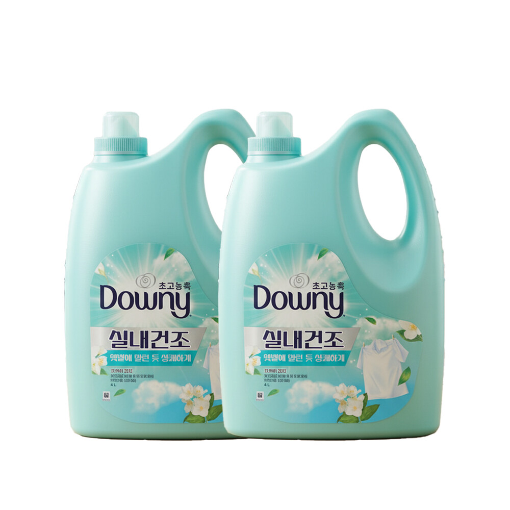 다우니 다우니 섬유유연제 실내건조 4L x 2 다우니 섬유유연제 실내건조 Downy 프록터 앤드 갬블 인도차이나 엘티