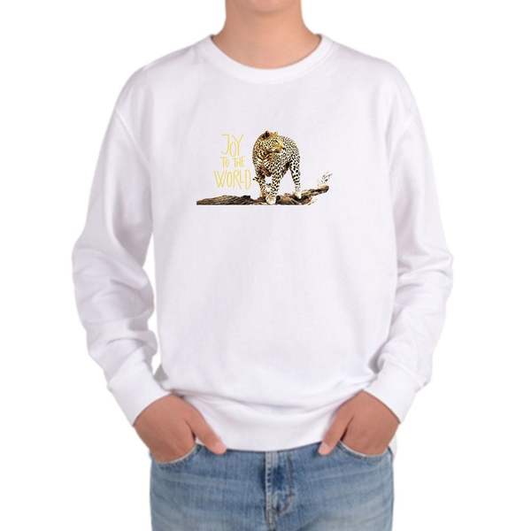 기모맨투맨 야생생활 표범 즐거움 정글 디자인