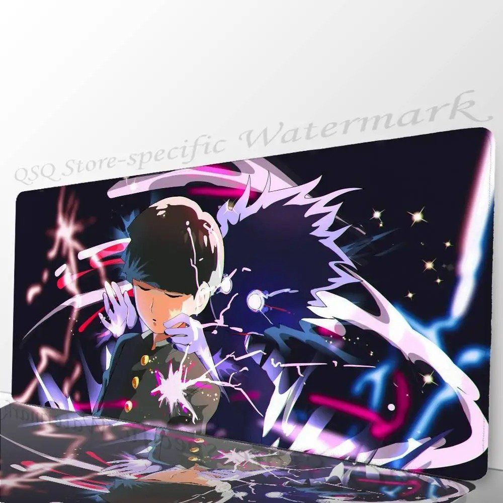 모브사이코 에스퍼 감성 네온 대형 데스크 장패드 z1 LockEdge600x300x5mm