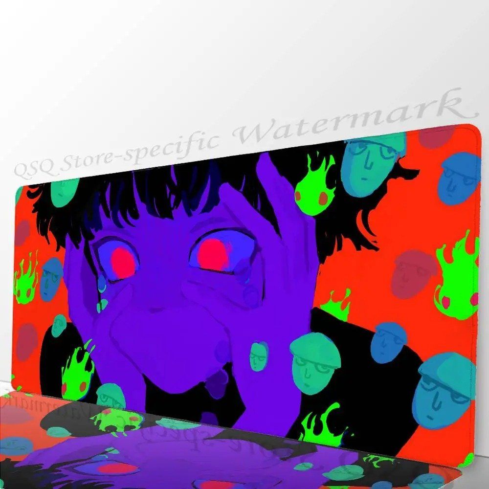 모브사이코 에스퍼 감성 네온 대형 데스크 장패드 z4 LockEdge600x300x3mm