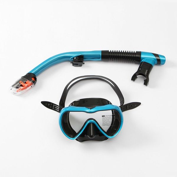 (골드스마일)아로마 스노클링 잠수경 수영 세트 스윔고글 스쿠버다이빙수경