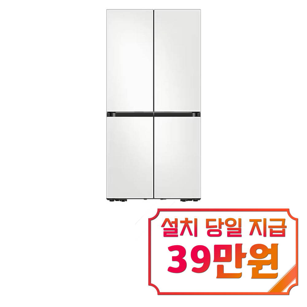 [오늘출발] 삼성전자 렌탈 - 삼성 비스포크 AI 하이브리드 4도어 키친핏 냉장고 637L (코타 화이트) / RM70F64R1A / s 60개월약정 월74400원
