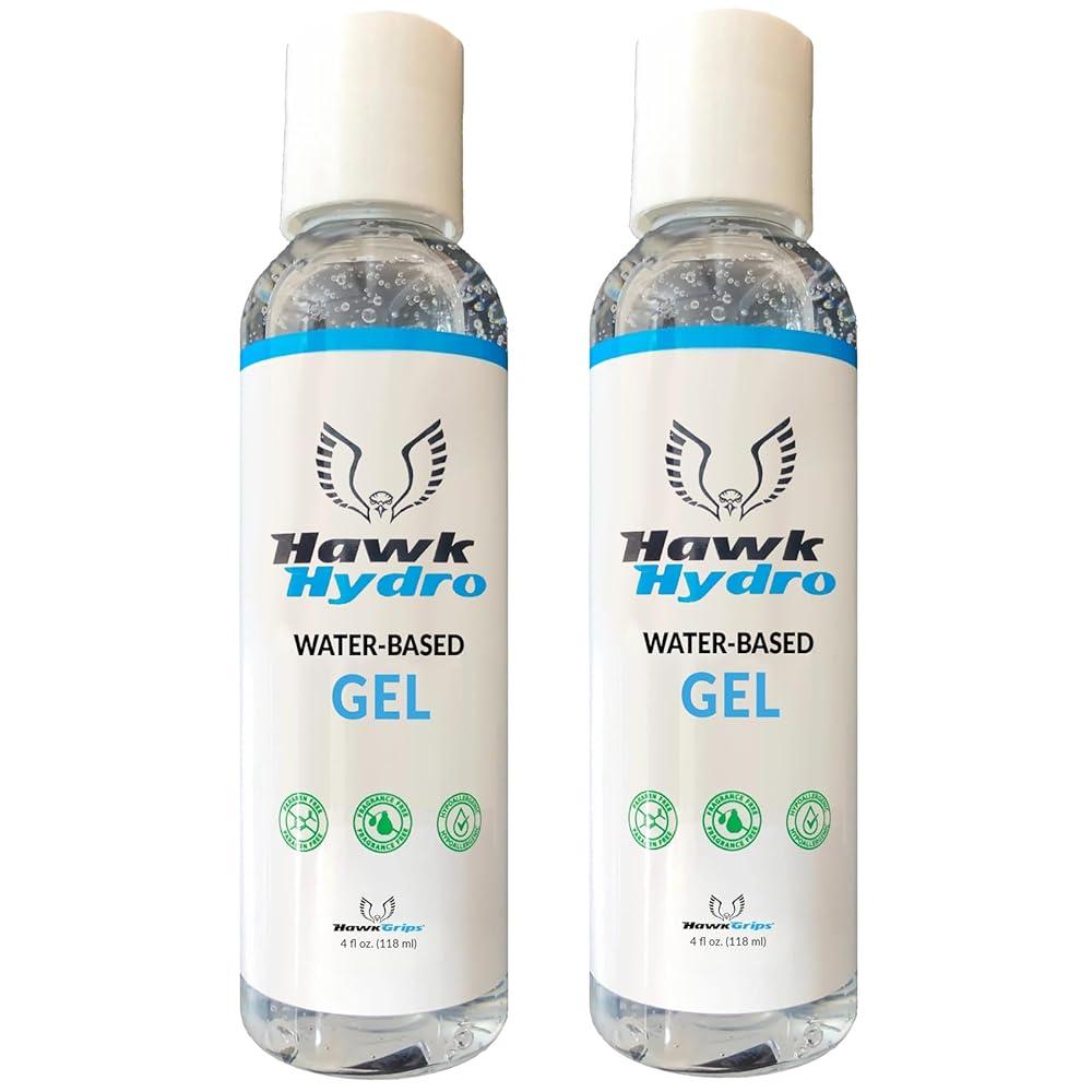 HawkHydro 4oz 수성 마사지 완화 젤 IASTM 스크래핑 커핑 및 테이핑용 전문 다중 모달리티 테라피 젤 심