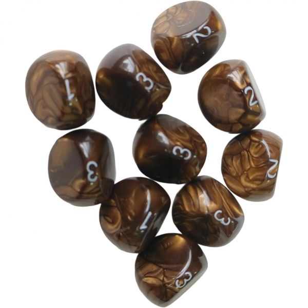 7933886 주사위 보드게임 게임 놀이 컴팩트 3면 안전 아크릴 여행 엔터테인먼트 수학 교육 및 카지노 경량