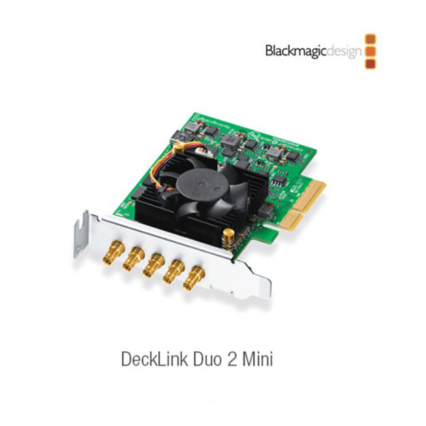 [오늘출발] (오더베이스 제품) 블랙매직디자인 DeckLink Duo 2 Mini