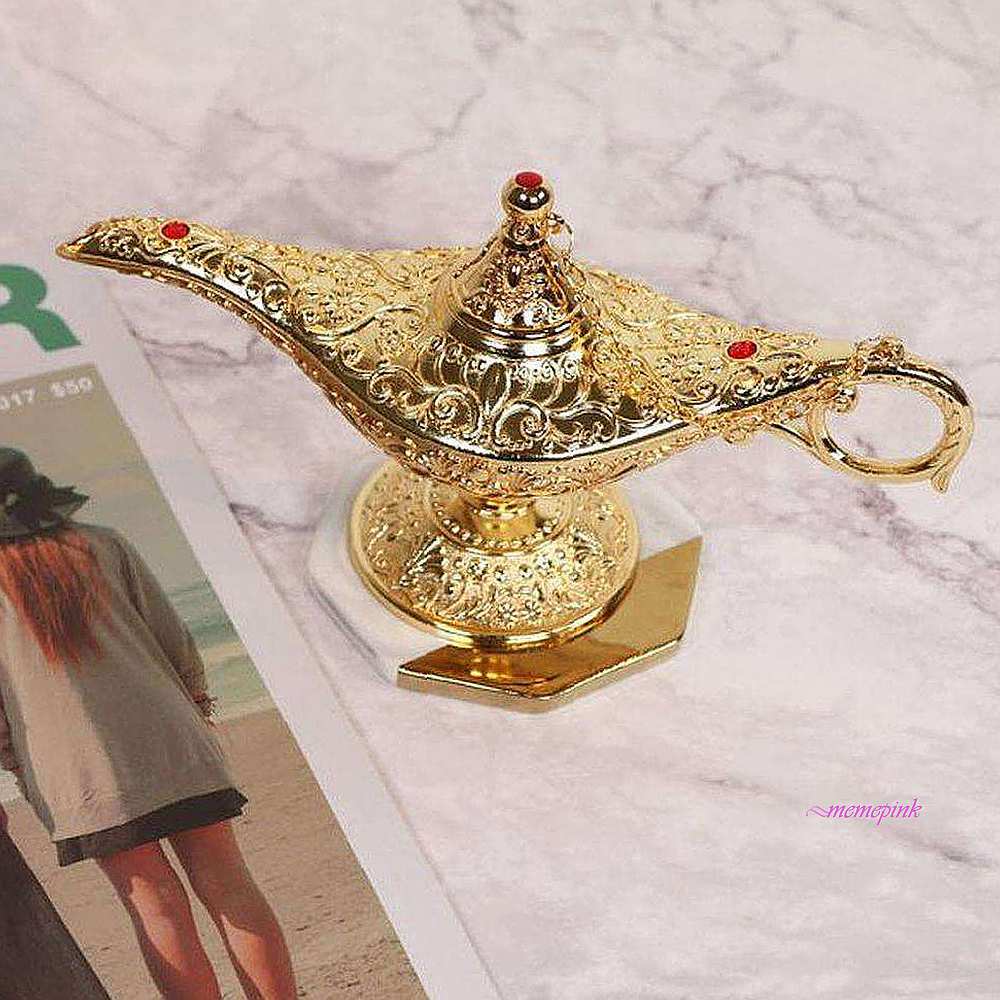 [오늘출발] 알라딘 엔틱 골드 홈 황금 촬영 카페 사진 요술램프 홈카페 인테리어 소품zab567