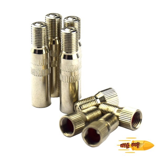 [오늘출발]스템 익스텐션 크롬 도금 황동 나사 온 휠 밸브 스템 캡 자동차 트럭 자동차 액세서리 19mm 25mm 39mm 2 개