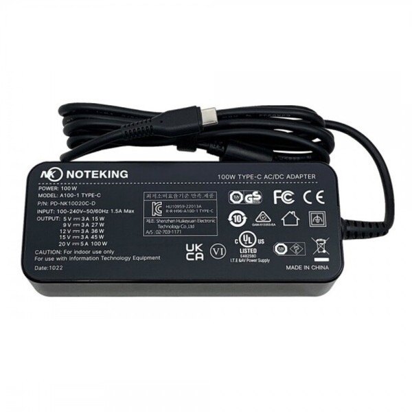 [노트옵션][오늘출발]노트킹 LG 스탠바이미2 27LX6TKGA 100W USB-C PD 전원 어댑터