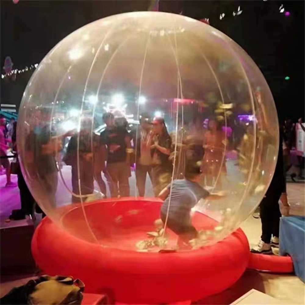 돈잡는 기계 축하 소품 축제 풍선 럭키 드로우 팽창식