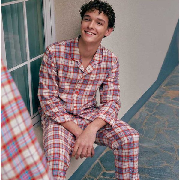 [신세계백화점](솔브)(신세계천안아산점)기모파자마 남성파자마 파자마세트SPA2533M