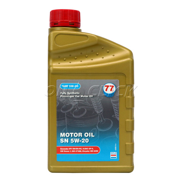 [오늘출발]77 루브리컨츠 엔진오일 SN 5W-20 1리터 가솔린 하이브리드