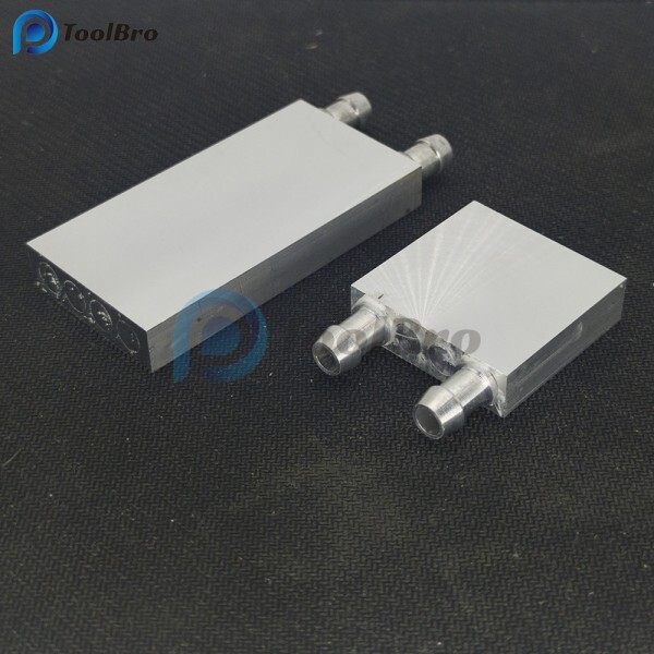 [오늘출발] 정성무역 액체 워터 쿨러 방열판 시스템 1 차 알루미늄 수냉 블록 실버 PC 노트북 CPU 4080mm 4040mm