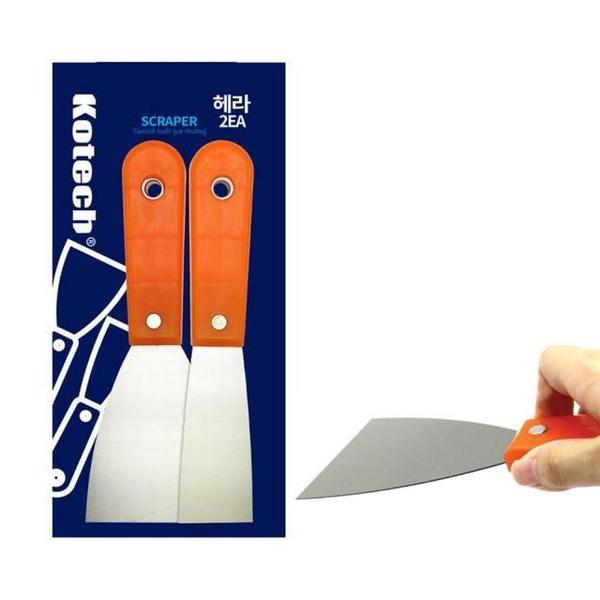 작업용 철헤라 2P 실리콘제거 끌칼 껌칼 스 (W9666FE)