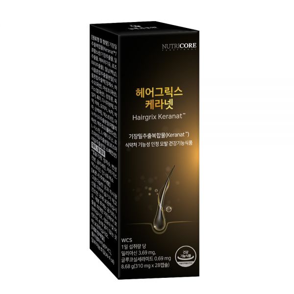 뉴트리코어 헤어그릭스 리포좀 케라넷 밀리아신 글루코실세라마이드 (1박스)