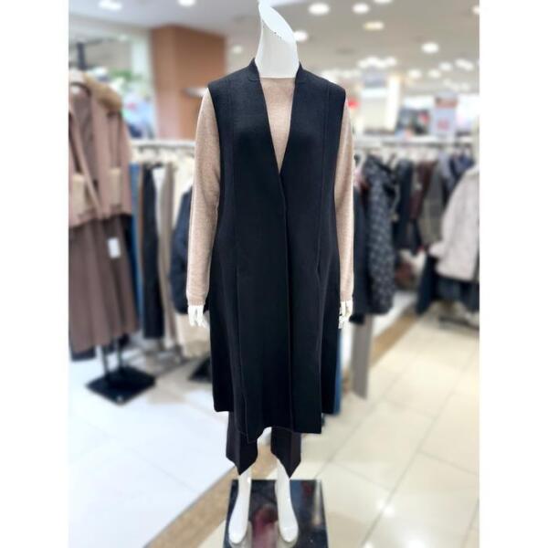 트리아나(아울렛)  소고 세이브존01 울  노 카라 롱 베스트 TI4VA50