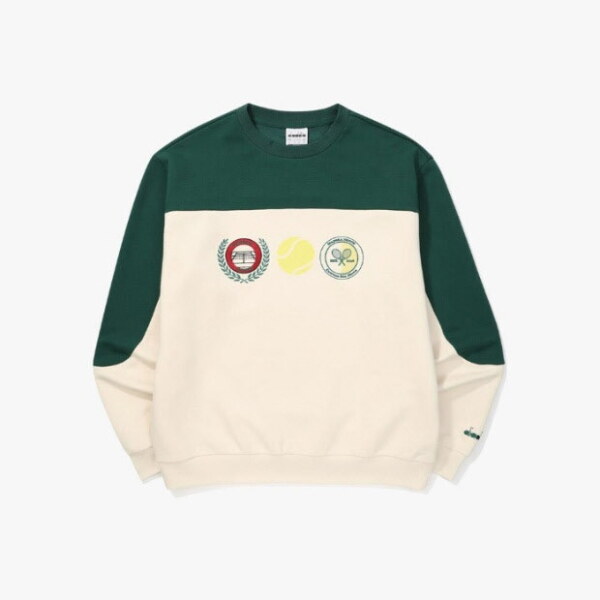 데피(DEFI) 데피디아도라긴팔티 KQJ D5323LFS22OWH 컬러블럭 맨투맨