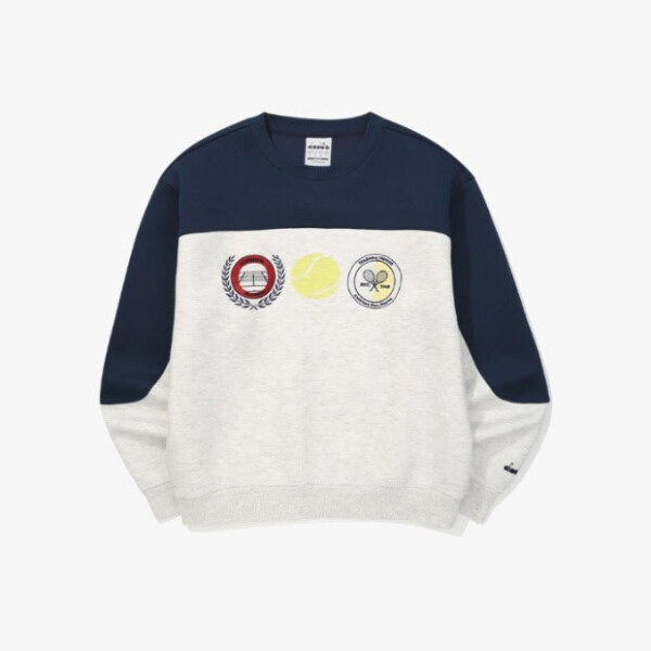 데피(DEFI) 데피디아도라긴팔티 KQJ D5323LFS22MGS 컬러블럭 맨투맨