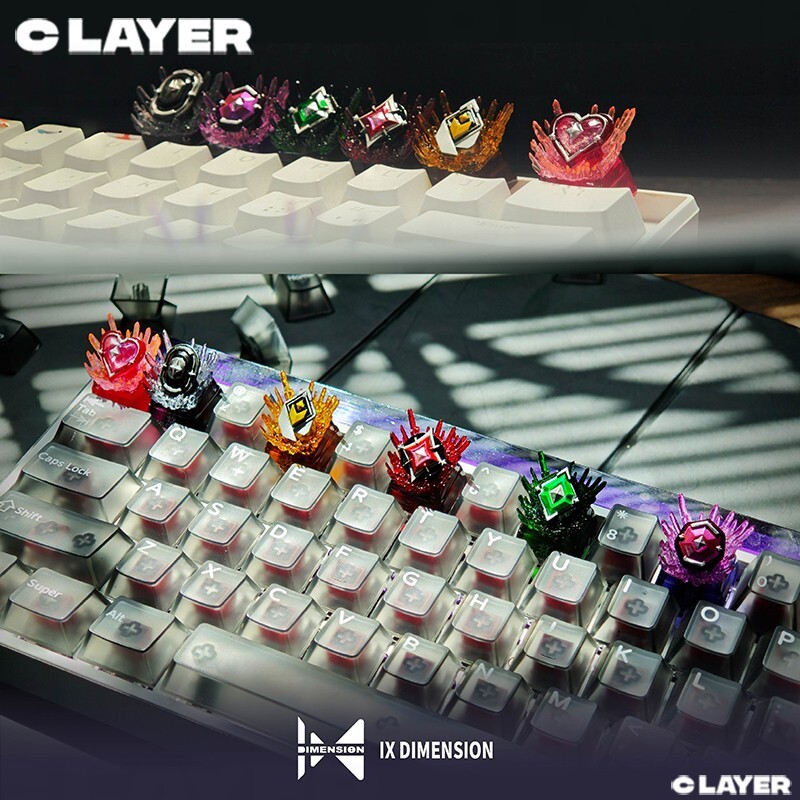 발로란트 티어 랭크 아티산 레진 키캡 커스텀 키보드