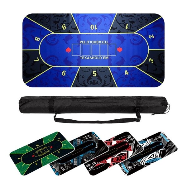 카지노 홀덤 포커 카드 게임 테이블 매트 1800x900mm
