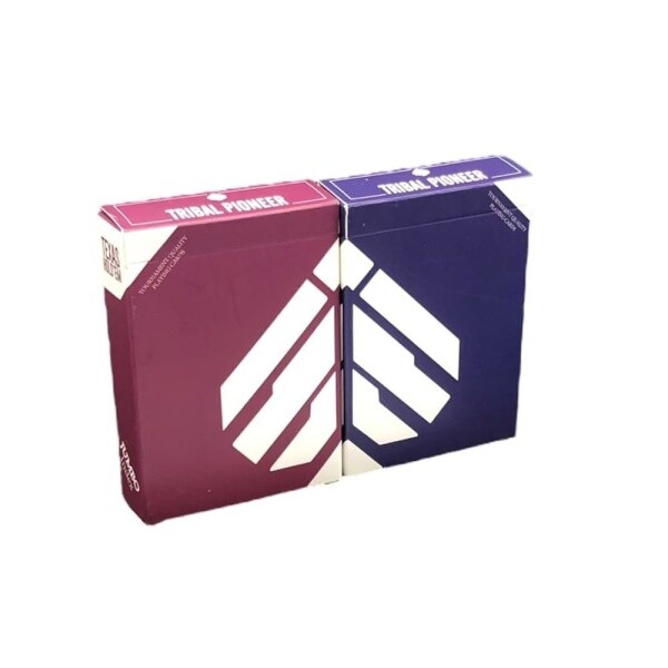 WPT GG포커 W Berry 100% 플라스틱 방수 포커 플레이 카드(1002 레드 블루)