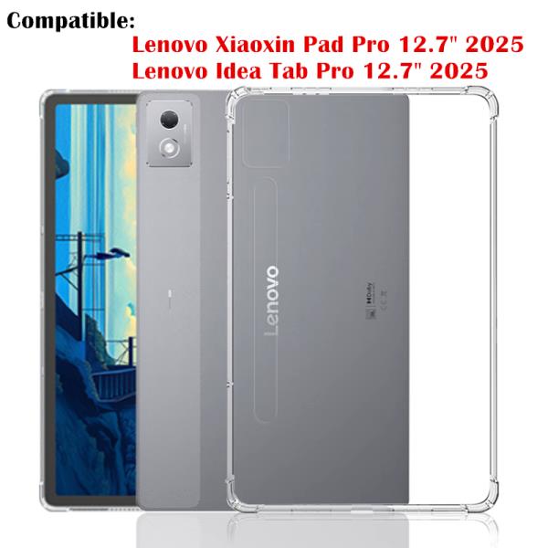 [오늘출발] Lenovo Xiaoxin Pad Pro 12.7인치 2025 TB373FU 실리콘 백 소프트 TPU 커버 Idea Tab 인치TB375FC 태블릿