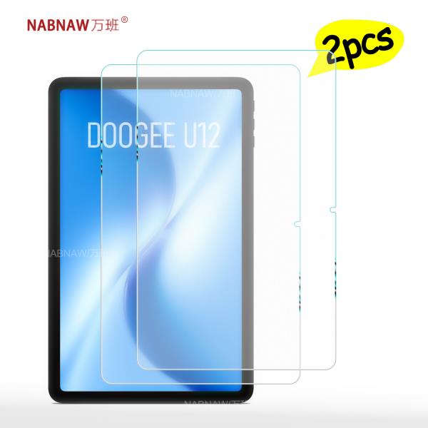 [오늘출발] DOOGEE U12 12인치 태블릿 보호커버용 풀HD 스크래치 방지 강화유리 필름 화면 2개