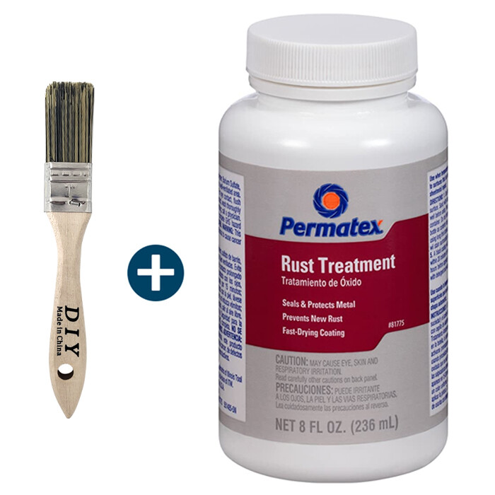 퍼마텍스 녹제거 코팅제 81775 236ml 자동차 휀다 하부 자전거 프레임 부식 방지 녹 제거 코팅