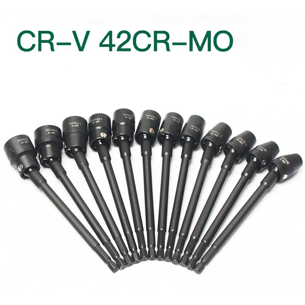 [오늘출발] 육각 섕크 워블 H8 H19 스위블 H10 360 H14 범용 150MM 어댑터 H17 소켓 H13 H12 길이 가능한 회전