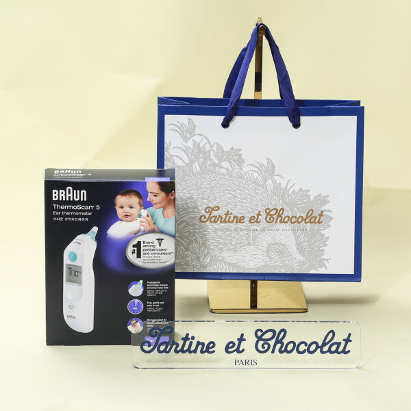 [롯데백화점]타티네쇼콜라 (롯데백화점)브라운귀체온계 써모스캔 IRT6030 (렌즈필터20) (롯데본점 선물포장)