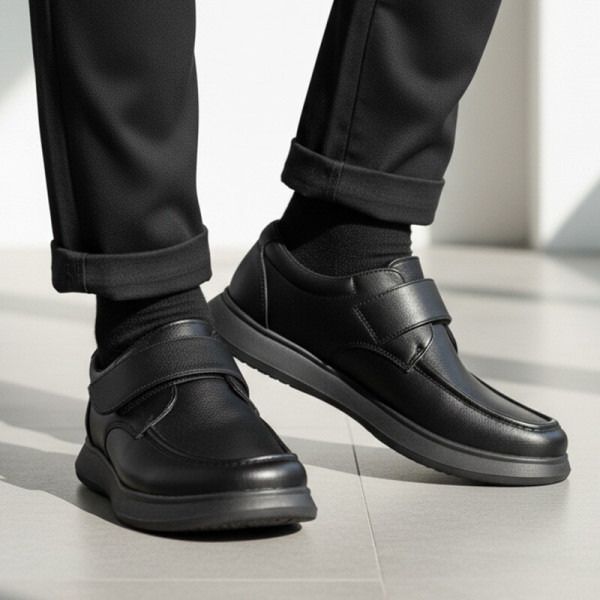 [오늘출발] 초경량 로퍼 캐주얼 정장 하객 구두 남성 찍찍이 맥도날드 신발 발편한 알바 근무화