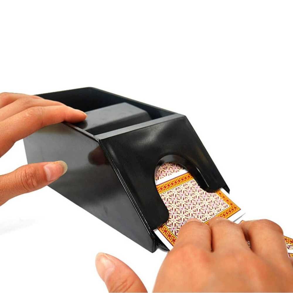 [오늘출발] 셔플링 슈통 딜러 박스 딜링슈 셔플기 용품 카지노용품 훌라 카드