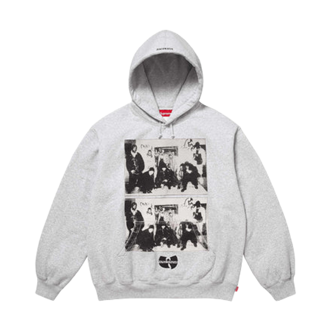 정품 슈프림 Supreme x Wu-Tang Clan Hooded Sweatshirt Ash Grey - 25FW 우탱 클랜 후드 스웨트셔츠 애쉬